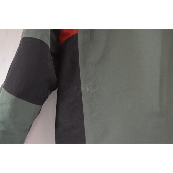 The North Face Mens Jacket Size Large Retro Outdoors Green Black Detachable Hood - Picture 15 of 16